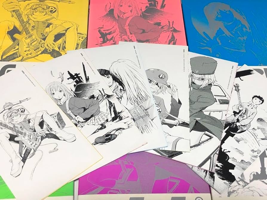 Amazon.co.jp: フリクリDVD 1?6全巻 初回限定版 全巻リーフレット