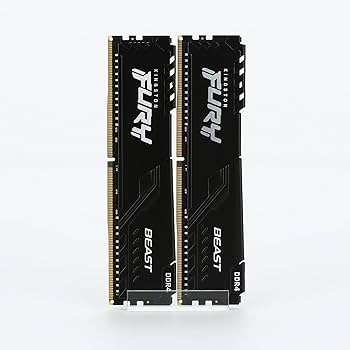 Kingston Fury Beast 32GB (2x16GB) 3200MHz DDR4 CL16 Desktop Memory