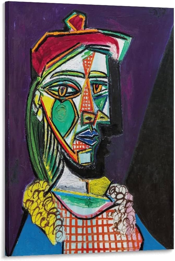 Amazon.co.jp: Pablo Picassoパブロ・ピカソ偉大なる画家の作品［女性