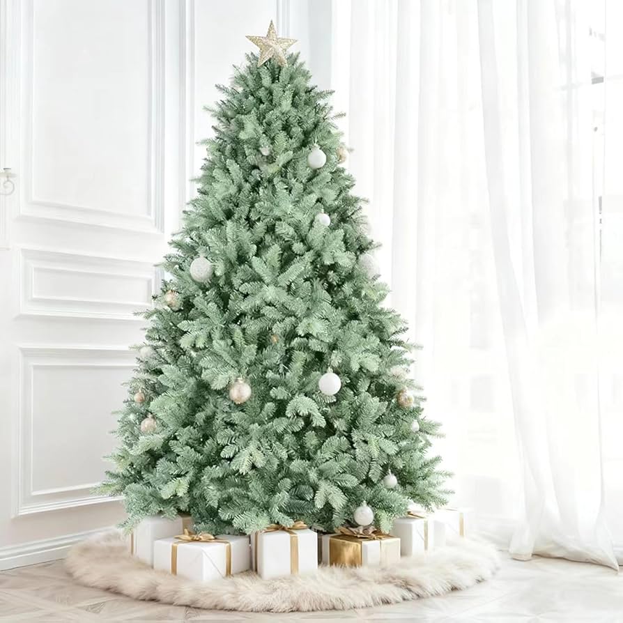 Amazon.com: 7FT Blue Spruce Artificial Christmas Tree, Memory Wire