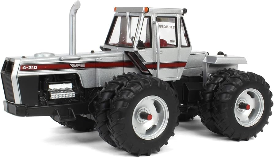 Amazon.com: Agriculture 1/32 White 4-210 Tractor w/Dual 4WD 2024