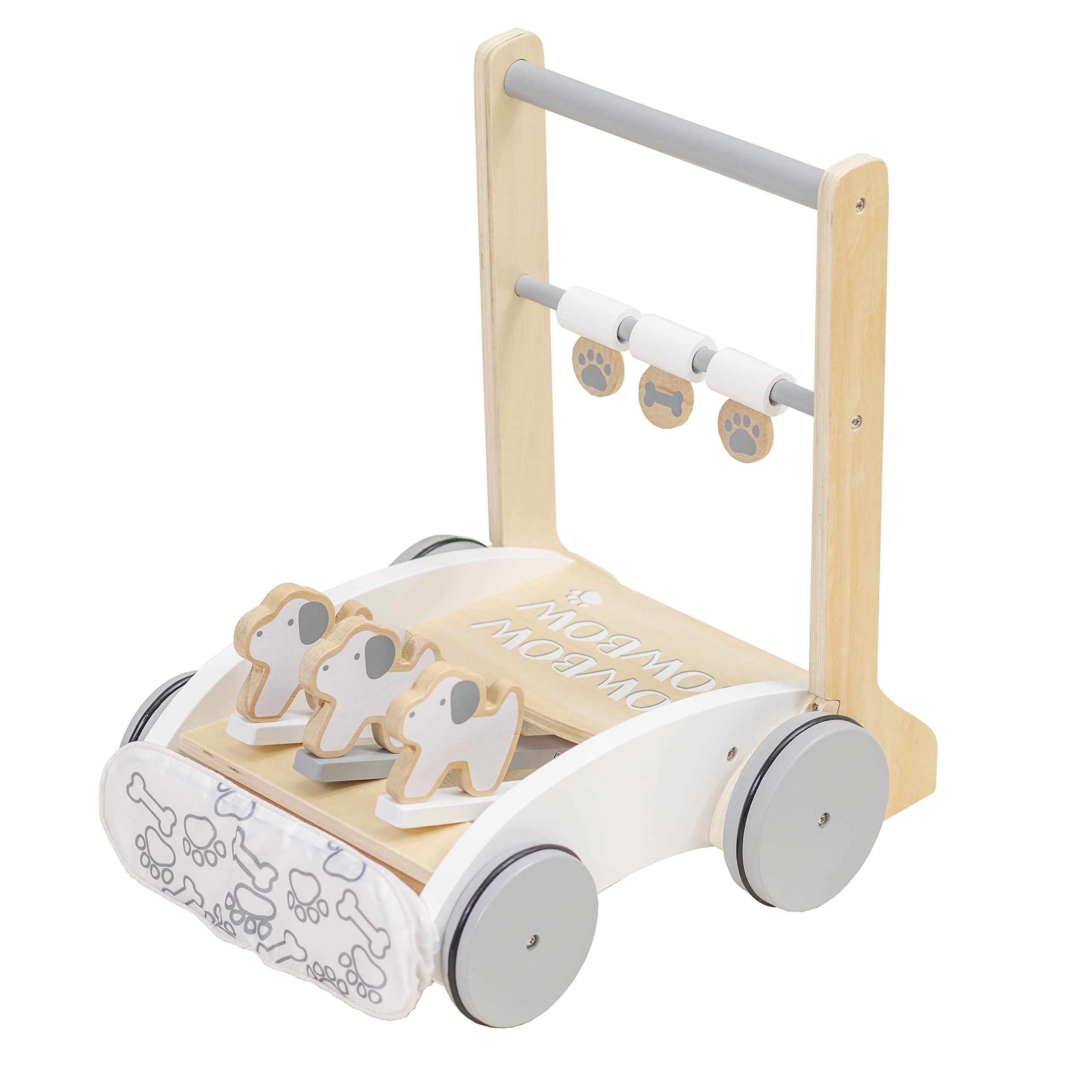 Amazon.co.jp: シンセーインターナショナル おしぐるま こいぬ 木製