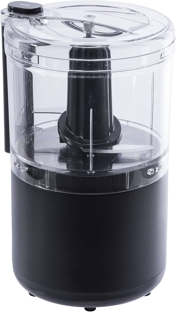 Amazon | [山善] フードプロセッサー ミニチョッパー 縦型 ブラック