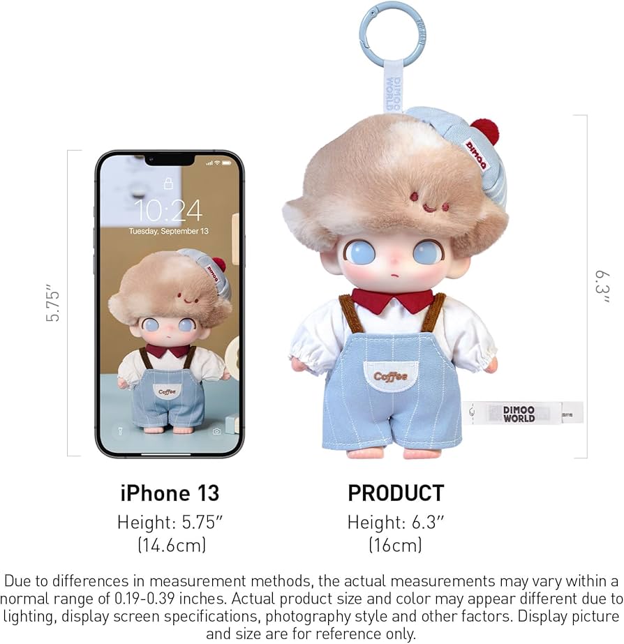 Amazon.com: POP MART DIMOO Crush on Coffee Series-Vinyl Plush