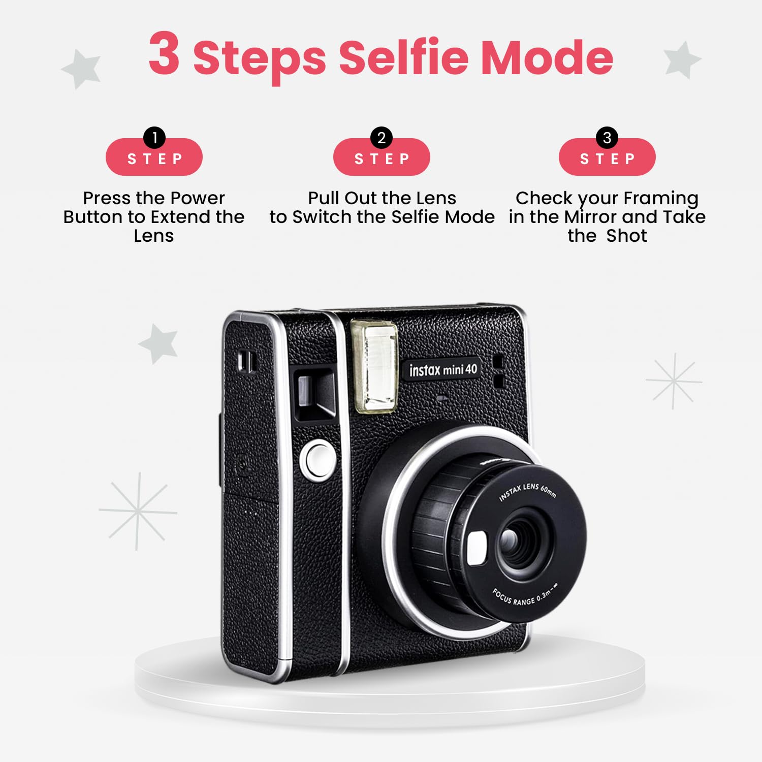 Amazon | 富士フイルム Instax Mini 40 インスタントカメラ ビンテージ