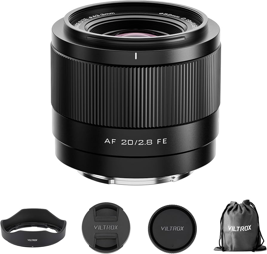 Amazon.com : Viltrox AF 20mm F2.8 Full Frame Lens for Sony E-Mount