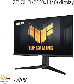 Amazon.com: ASUS TUF Gaming 27” 1440P Monitor (VG27AQL3A) - QHD