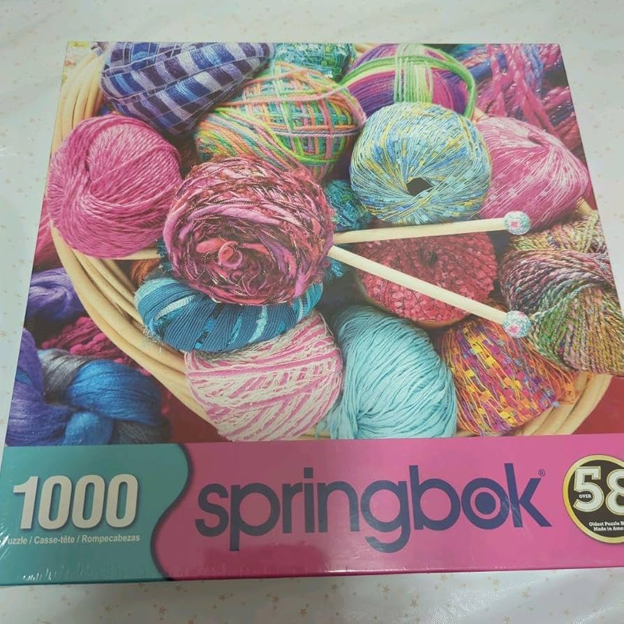 Amazon | 毛糸 脳トレ ジグソーパズル Springbok 1000ピース XRUYIHTY