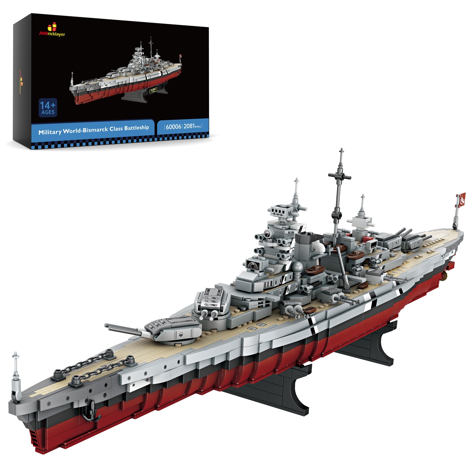 Amazon.co.jp: JMBricklayer 戦艦ビルディングブロックセット 60006