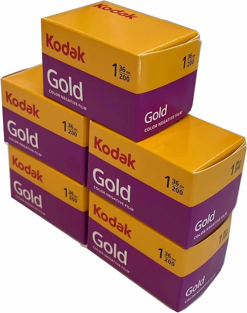Amazon | Kodak コダック カラーネガフィルム Gold 200 36枚撮り 5本