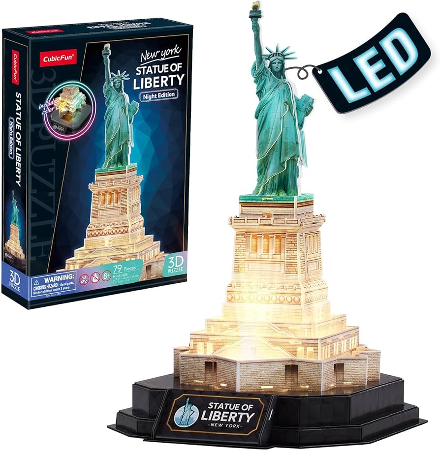 Amazon | キュービックファン 自由の女神 LED付 L5356h 工作キット