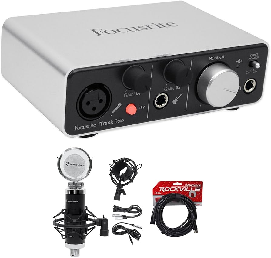 Focusrite iTrack Solo オーディオインターフェイス Amazon.com