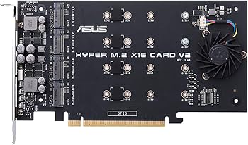 Amazon.com: ASUS Hyper M.2 X16 PCIe 3.0 X4 Expansion Card V2