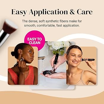 Amazon.com: Flat Top Kabuki Foundation Brush By KESHIMA - Premium