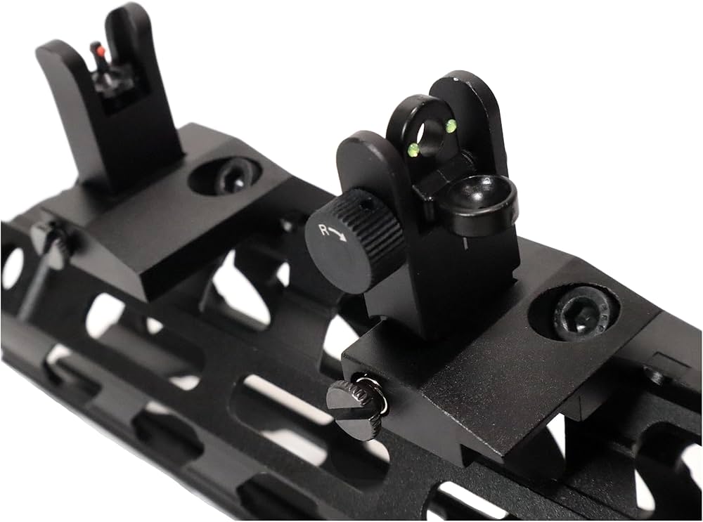 Amazon.co.jp: ChaosAirsoft 45°オフセットサイト 可倒フリップアップ