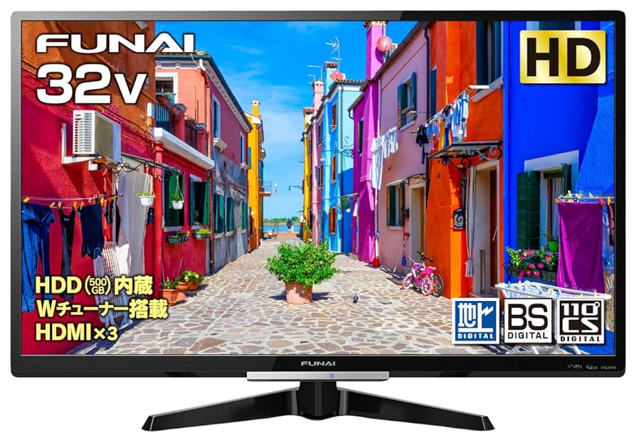 500GB録画HDD内蔵 FUNAI フナイ 液晶テレビ 2020年製✨美品 すぐ録画可