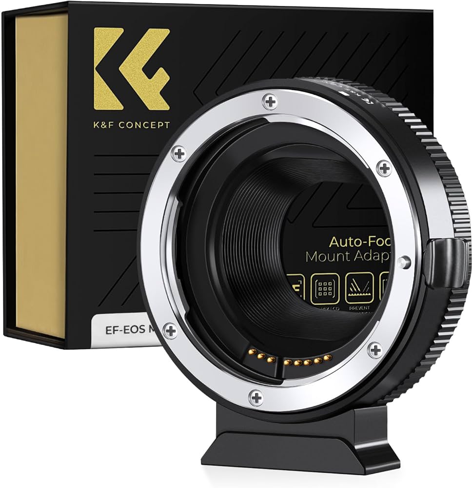 Amazon | K&F CONCEPT 【新改良】 電子マウントアダプター EF-EOS M