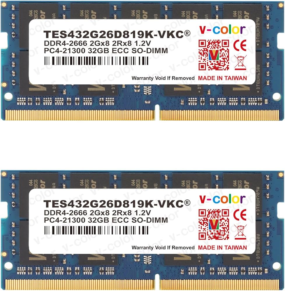 Amazon | v-color Hynix IC サーバー用メモリ DDR4-2666MHz PC4-21300