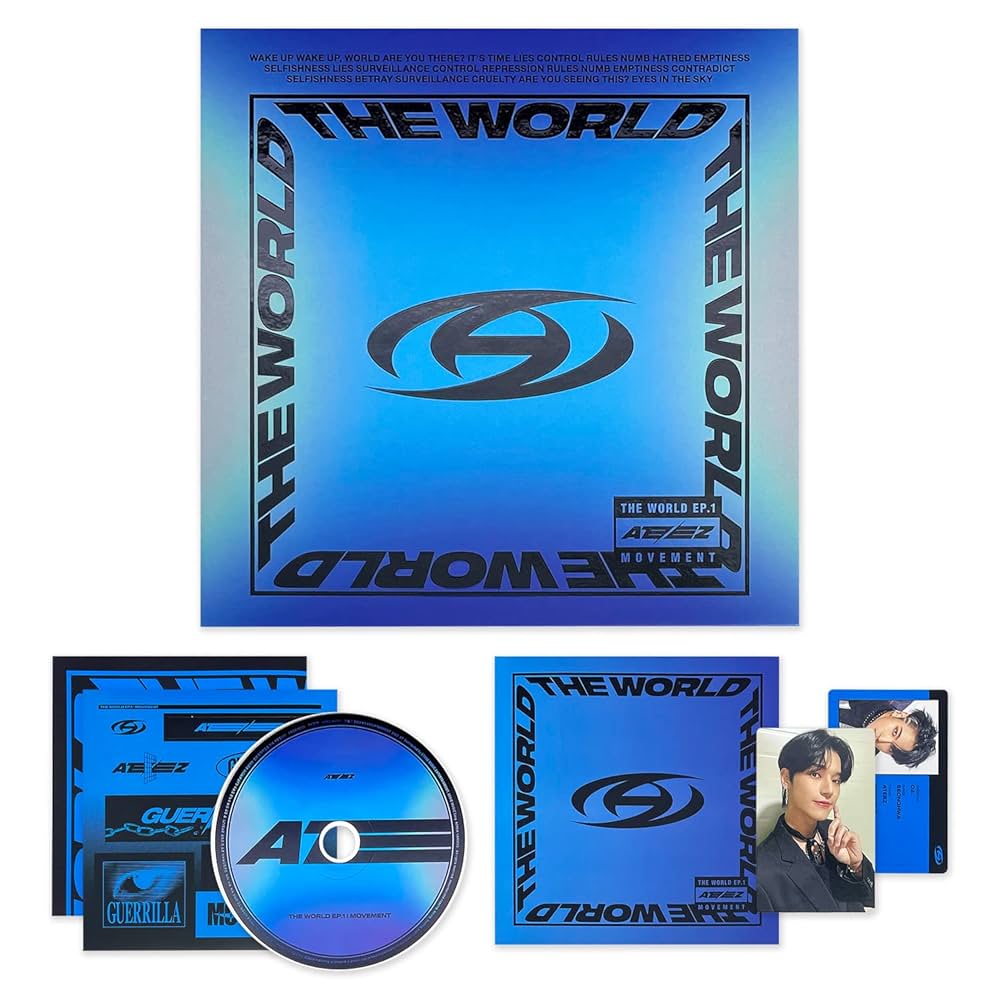 ATEEZ - [THE WORLD EP.1 : MOVEMENT] (A Ver.) Photo Booklet + DISC