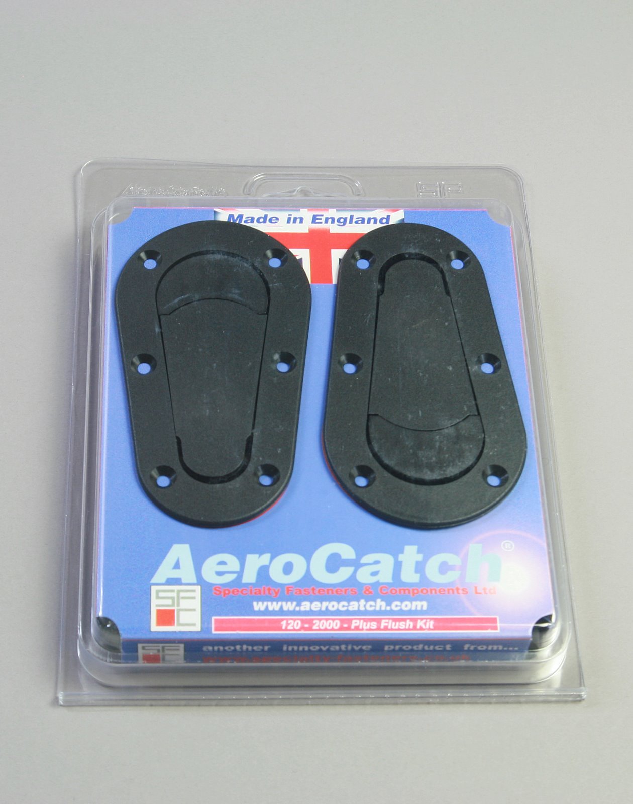 Amazon | エアロキャッチ（英国SFC) Aerocatch 鍵なし ブラック 120