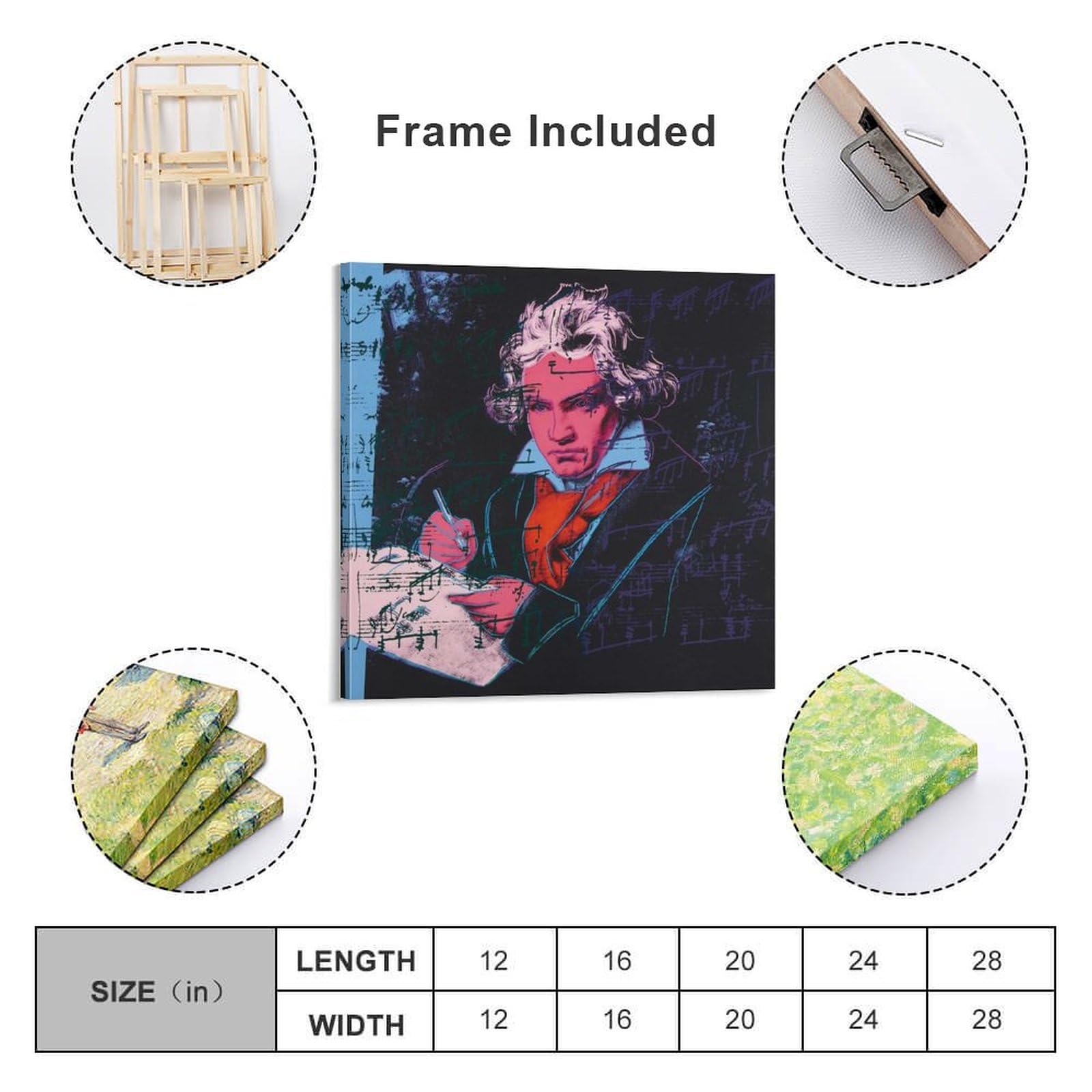 Amazon.co.jp: 画家 芸術家アンディ・ウォーホル ウシ版画1