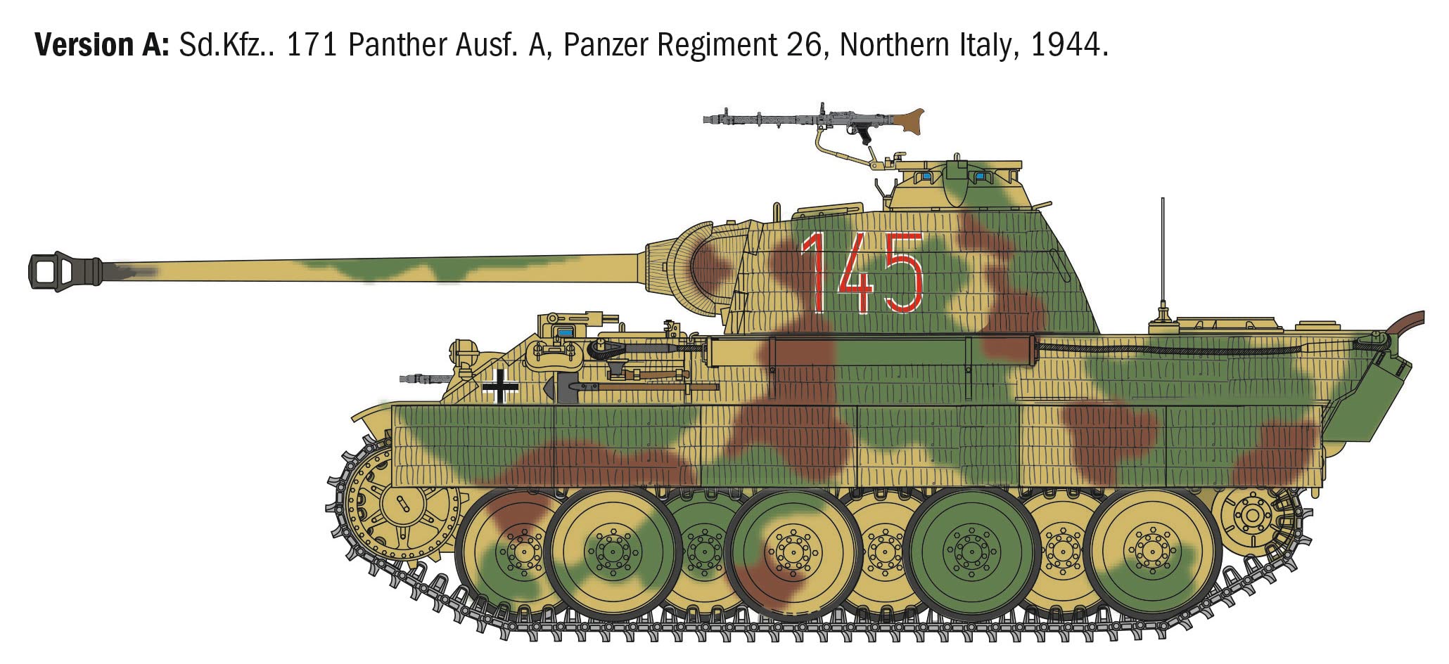 Amazon | タミヤ イタレリ 270 1/35 パンサーA型 プラモデル