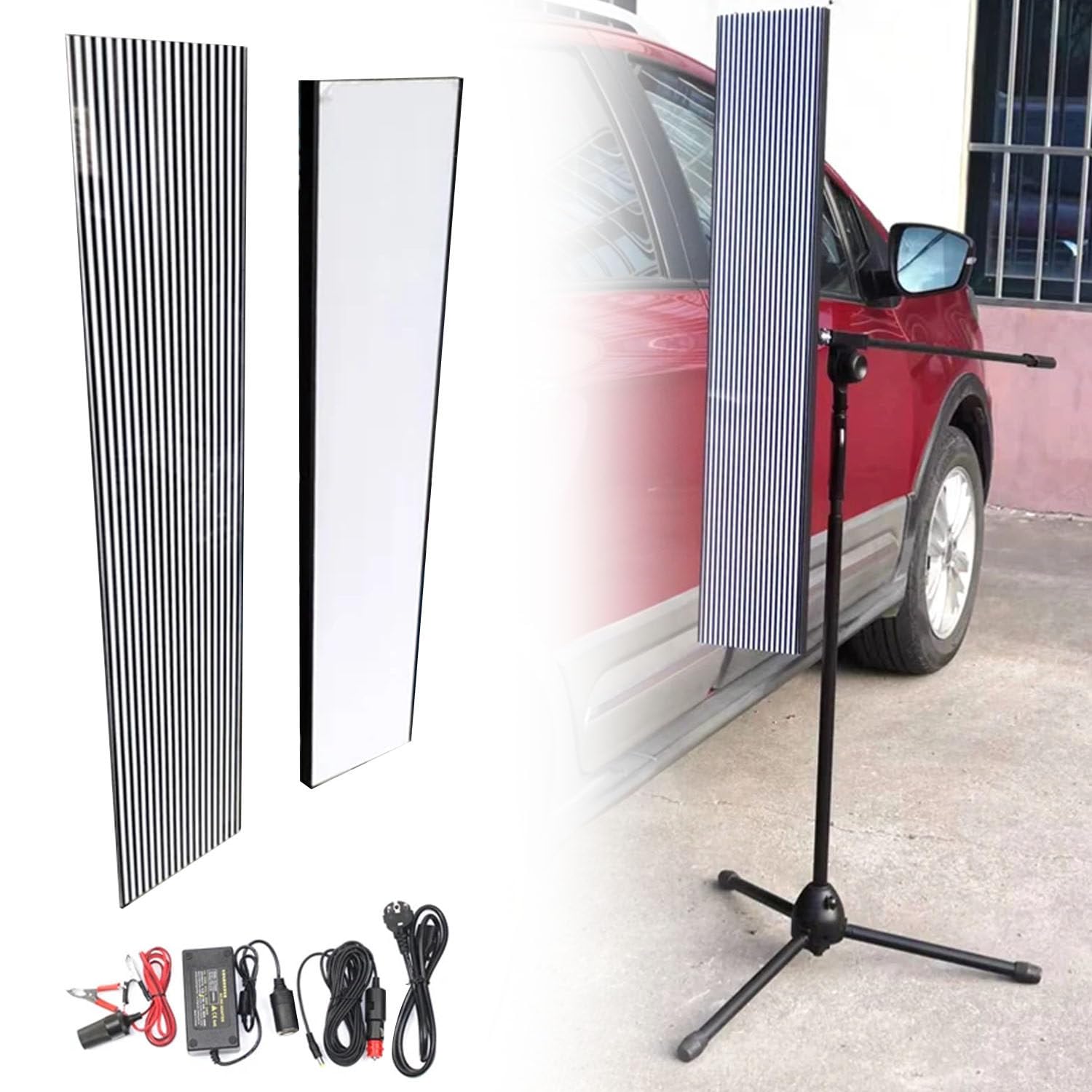 Amazon.co.jp: 12V デントリフレクターボード、PDR ペイントレスデント