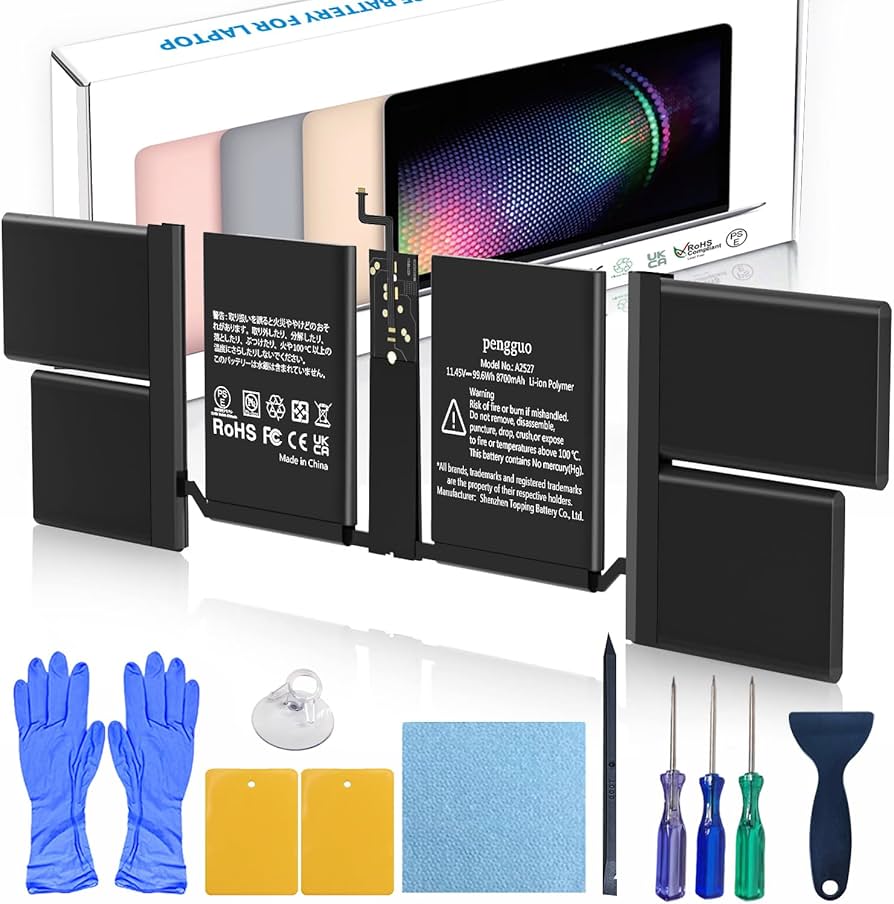 Amazon.com: pengguo Battery for MacBook Pro 16 Inch A2485 Year