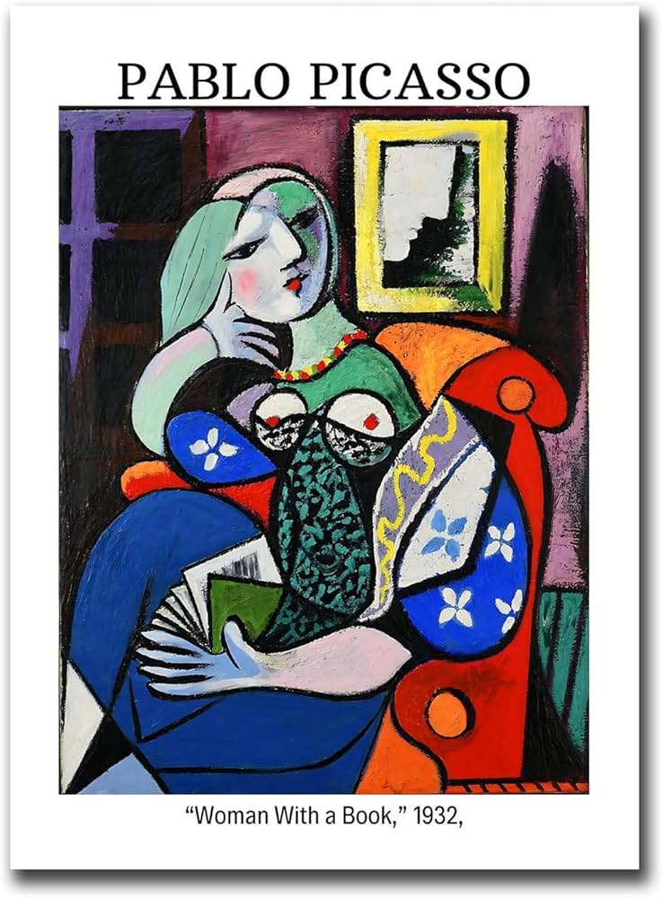 Amazon.com: AutumnChi Poster Wall Art Picture Pablo Picasso Woman