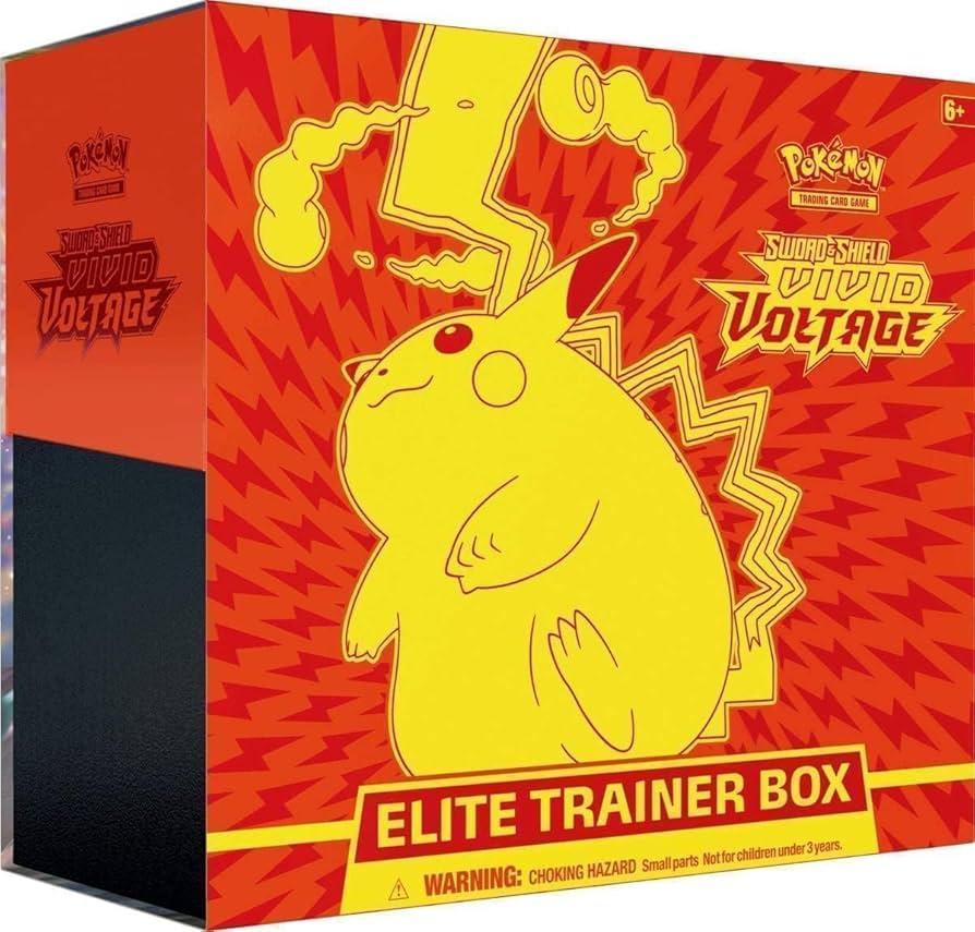 Amazon.com: Pokemon Sword & Shield Vivid Voltage Elite Trainer Box