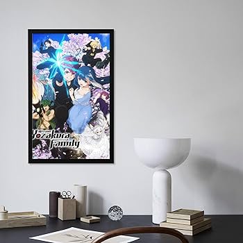 Amazon.com: QGLinxi Mission Yozakura Family Anime Poster Canvas