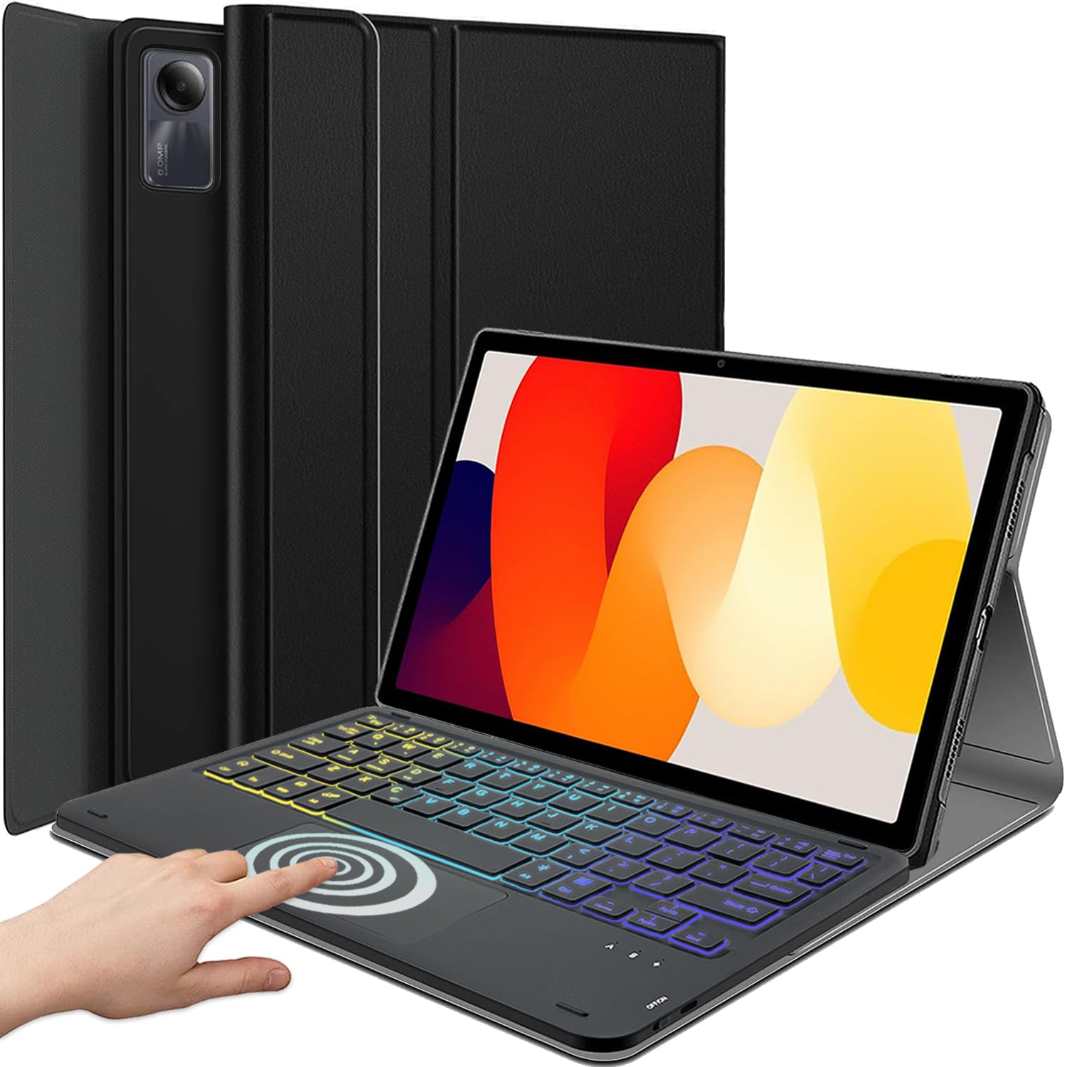 Amazon.com: DKAHOEE Backlit Touchpad Keyboard Case for Xiaomi