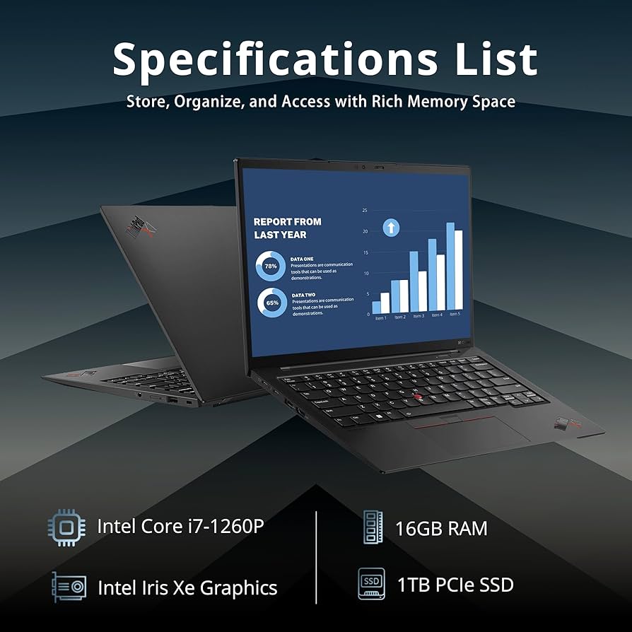 Amazon.com: Lenovo 2022 Thinkpad X1 Carbon Gen 10 14.0