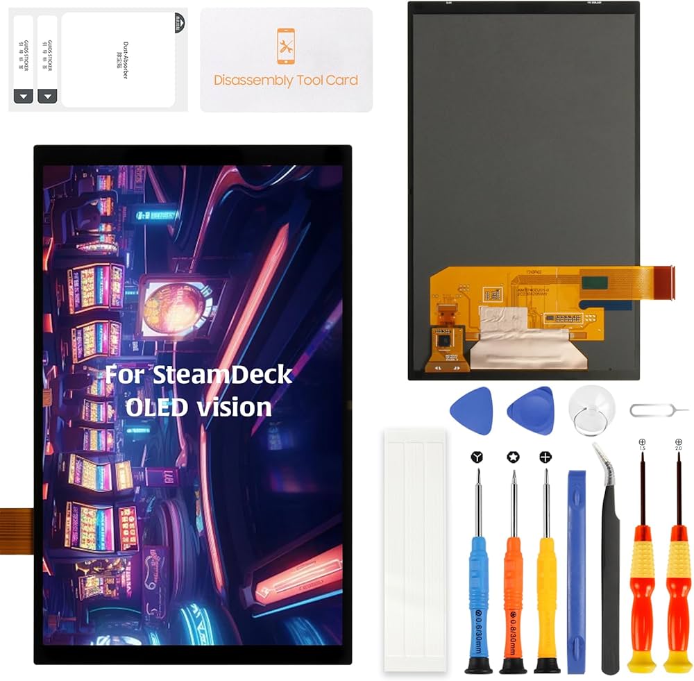 Amazon.com: Olivechard For Steam Deck OLED 2023 Screen Replacement
