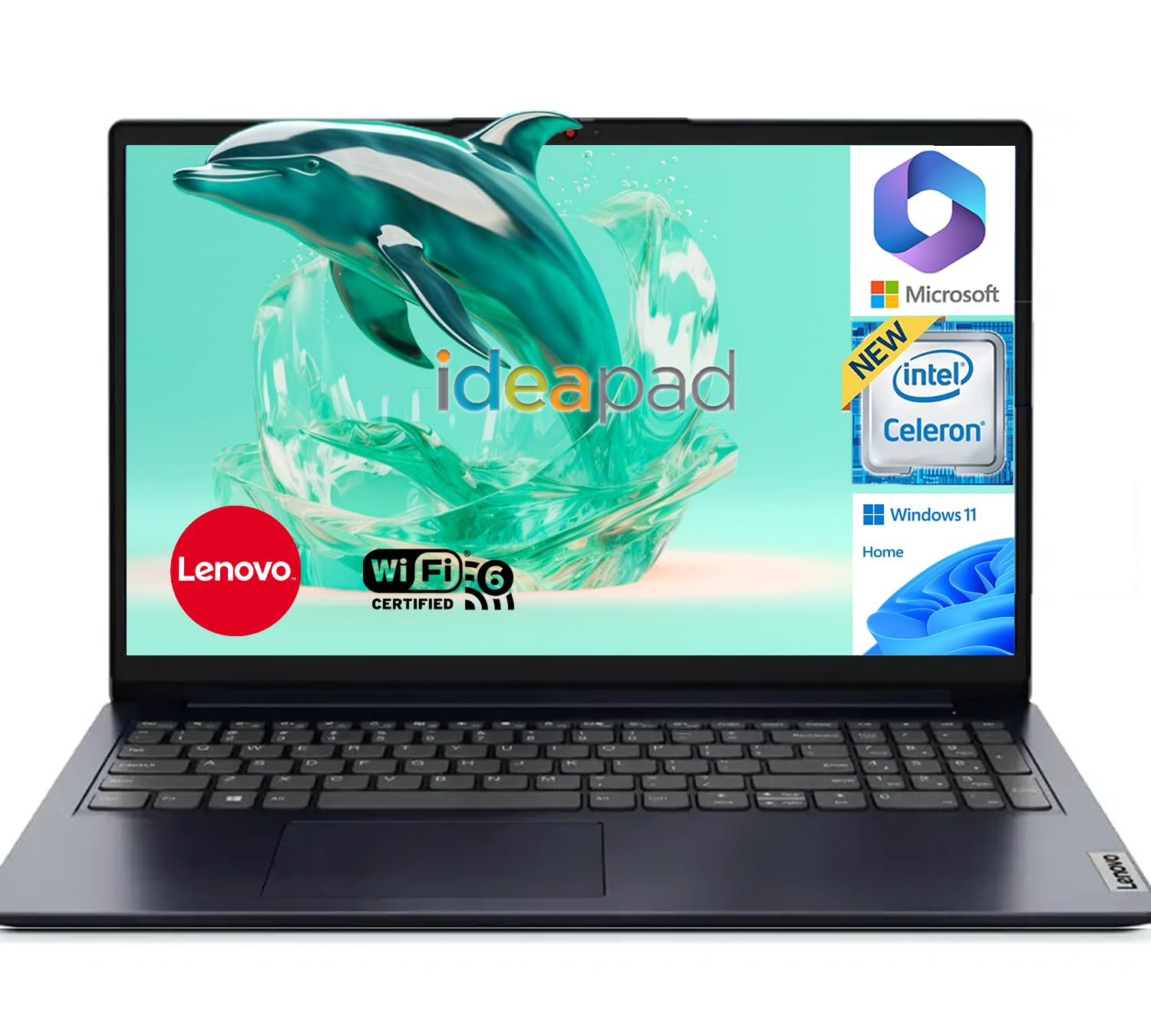 Amazon.com: Lenovo IdeaPad 15.6 Inch Laptop Computer with 1-Yr