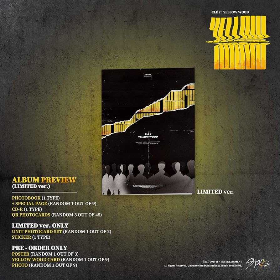Amazon.com: STRAY KIDS - Clé 2 : Yellow Wood (Special Album
