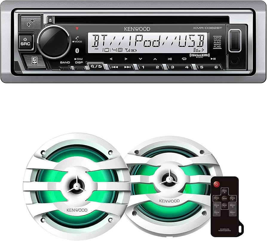 Amazon.com: KENWOOD KMR-D382BT Car & Marine Stereo - Single Din