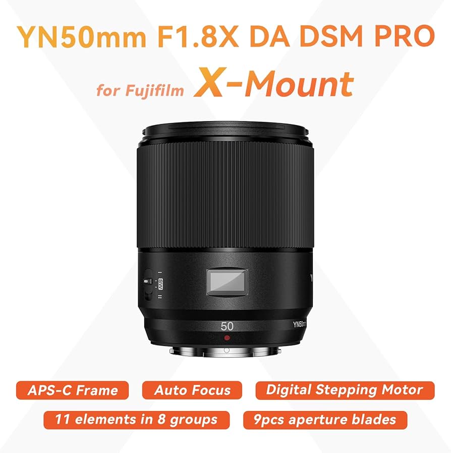 Amazon.com : YONGNUO YN50MM F1.8X DA DSM Pro Auto Focus Standard