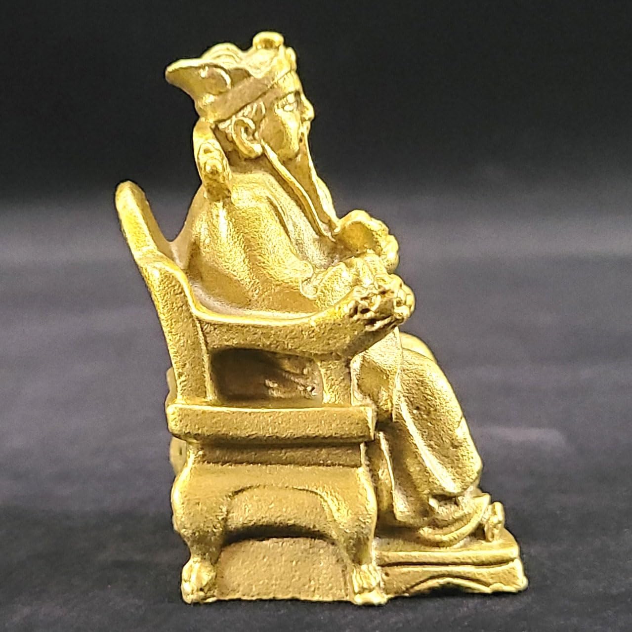 Amazon.co.jp: 風水 置物 銅製 土地公（福徳正神） 飾り物 お守り 開運