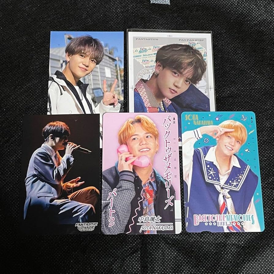 Amazon.co.jp: fantastics 中島颯太 トレカ 5枚セット : おもちゃ