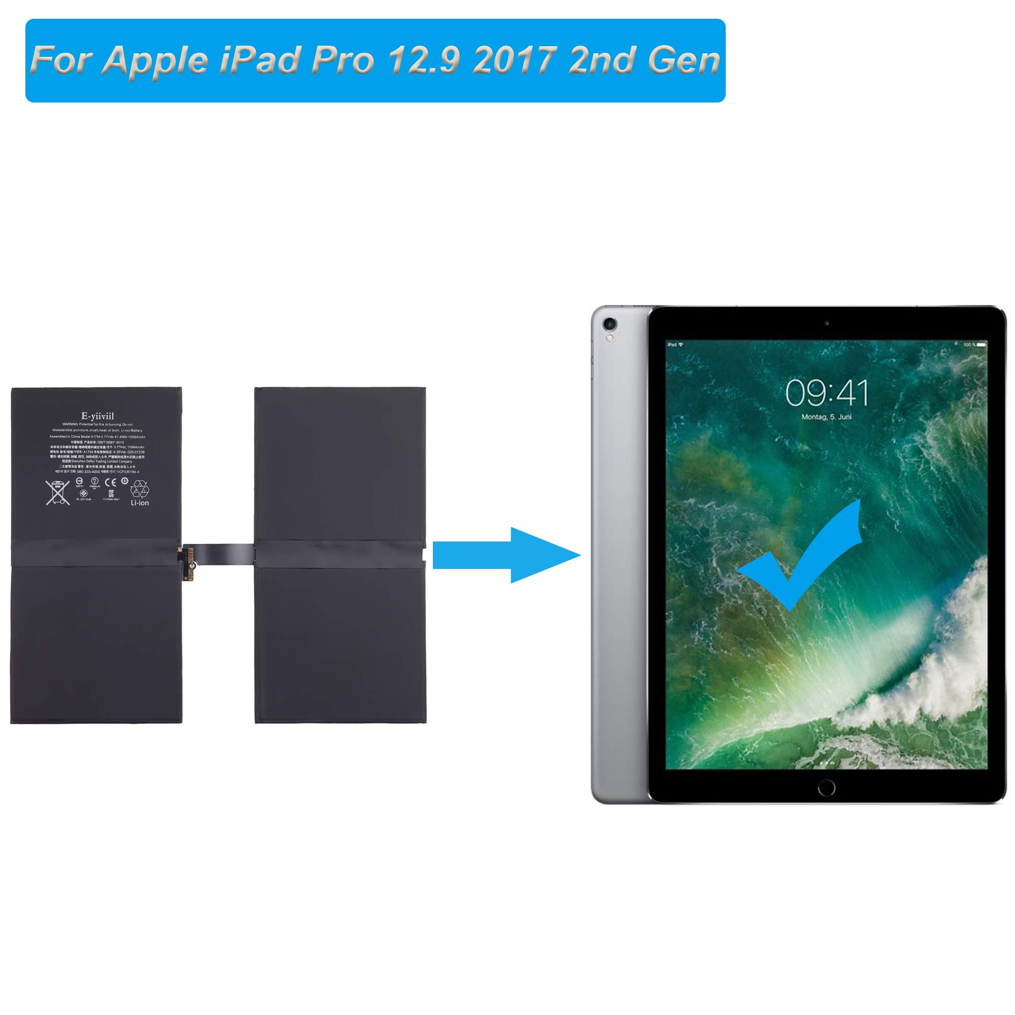 Amazon.com: E-YIIVIIL Replacement Battery A1754 Compatible with