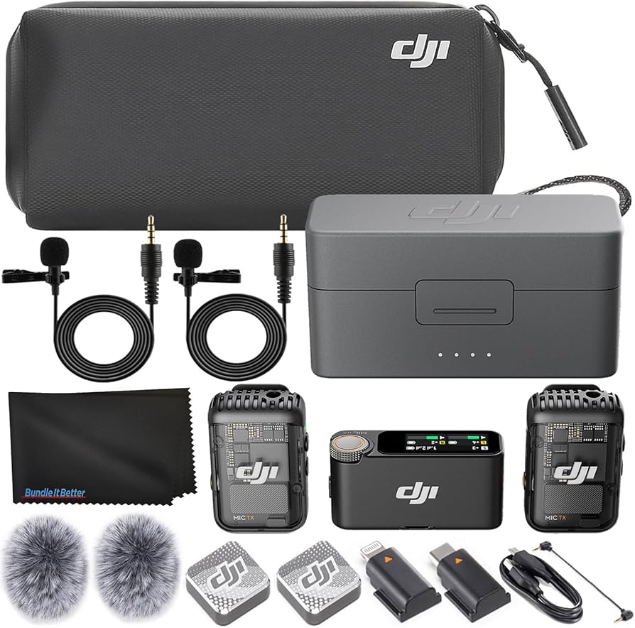 Amazon.com: DJI Mic 2 (2 TX + 1 RX + Charging Case), Wireless