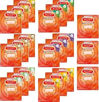 Amazon.co.jp: 【たっぷりアソート18枚】めぐり ｽﾞ ﾑ 蒸気でホットアイ
