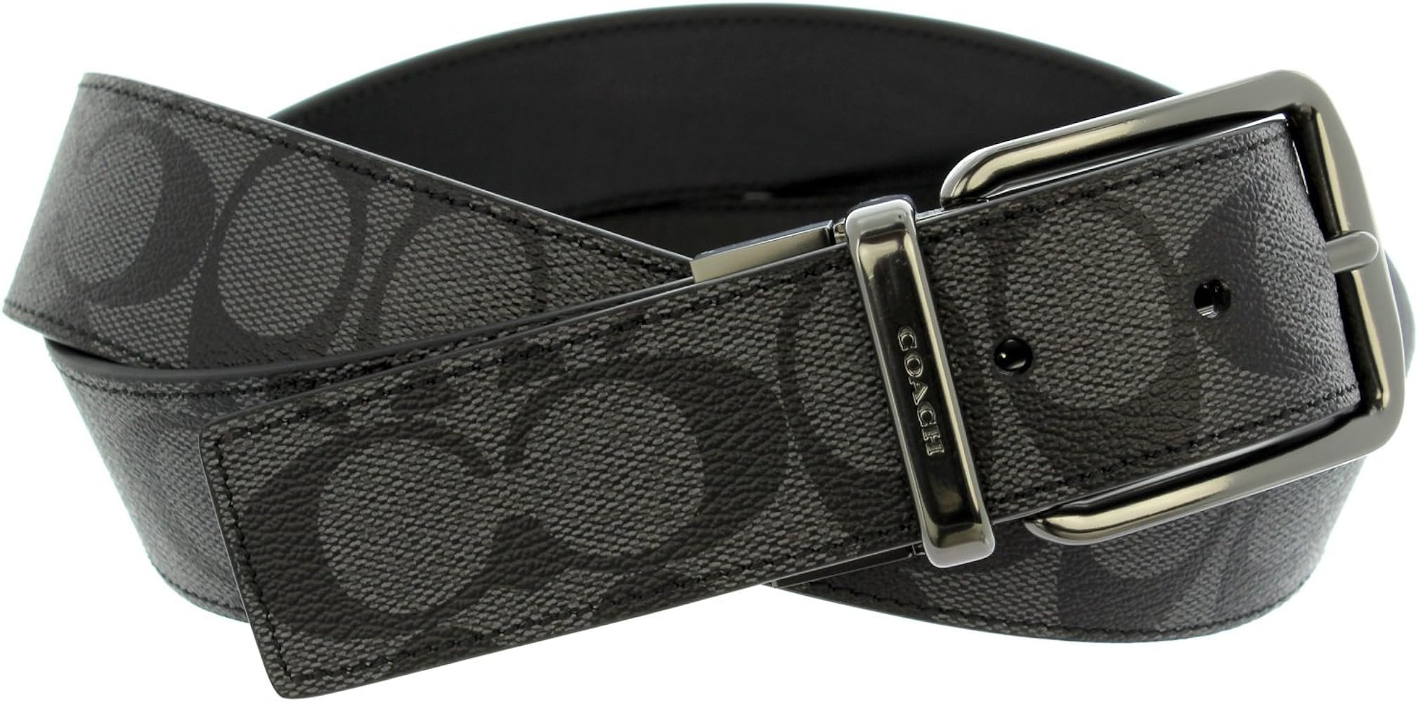 Amazon | COACH 【コーチ メンズ/レザー ベルト F64839 CQ/BK ワイド