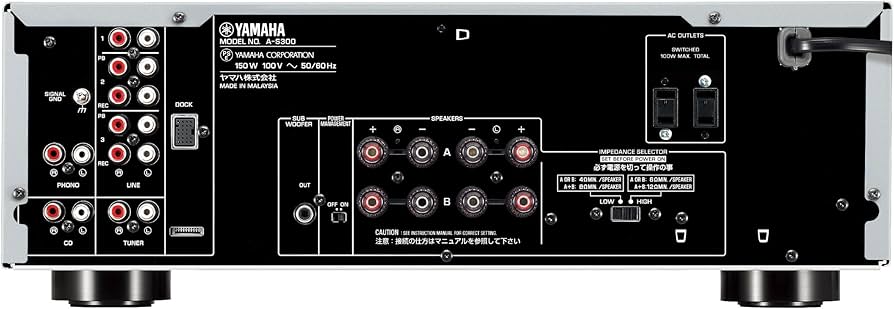 Amazon.co.jp: YAMAHA プリメインアンプ (シルバー) A-S300(S) : 家電