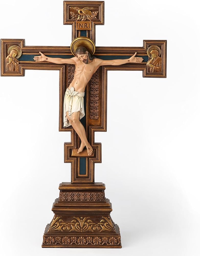 Amazon｜BCカトリック フィレンツェ十字架 十字架 立っている十字架 家