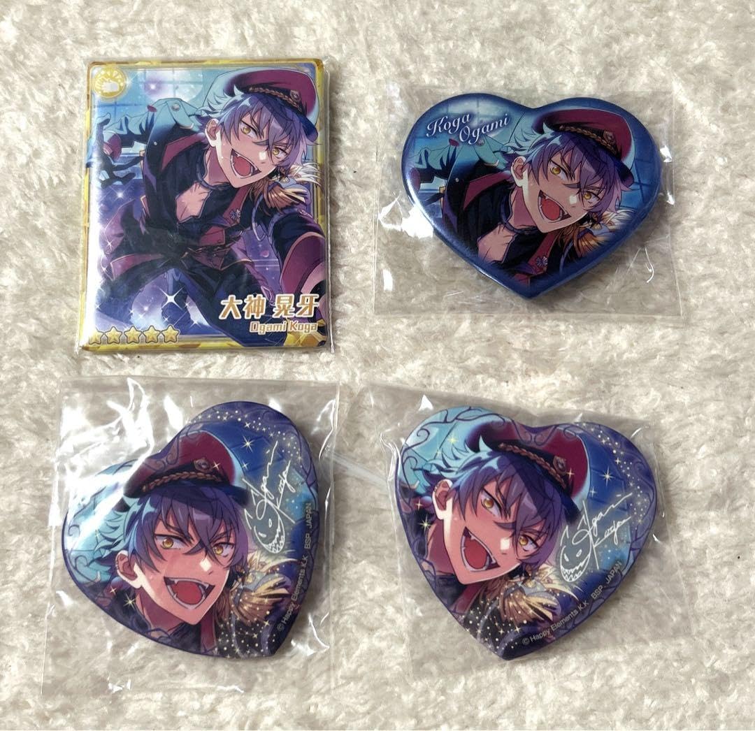 大神晃牙 イベコレ缶バッジ 纏め売り idol 大神晃牙 イベコレ缶バッジ 纏め