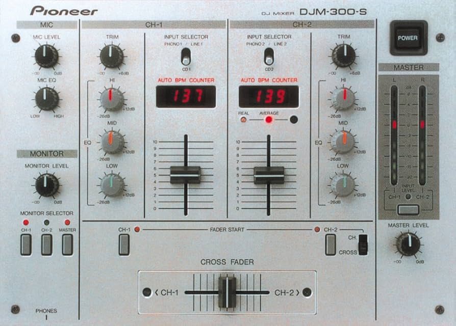 Amazon | PIONEER パイオニア DJM-300-S シルバー ブラックタイプ DJ