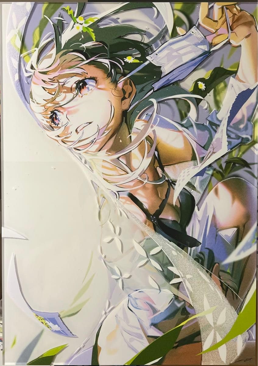 米山舞 EGO展「MELT 」 直筆サイン入り キャンバスアート 米山舞 EGO展