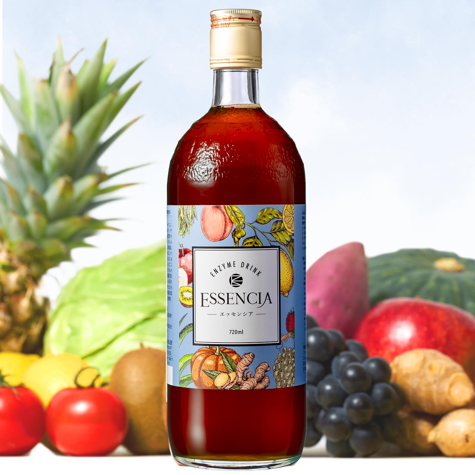 Amazon | 【100%無添加】エッセンシア酵素720ml(1本) 飲みやすい 酵素